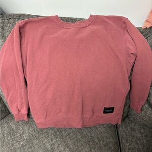 Calvin Klein Men's Dusty Rose Crewneck Sweater